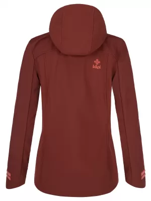 Ženska softshell jakna KILPI RAVIA-W PL0035KI TEMNO RDEČA