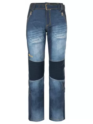 Ženske smučarske hlače KILPI JEANSO-W QL0257KI MODRA