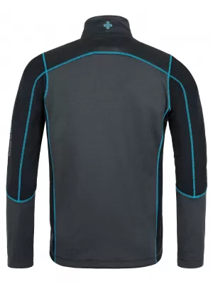 Moški pulover iz flisa KILPI TEAM FLEECE-M QM0007KI ČRNA