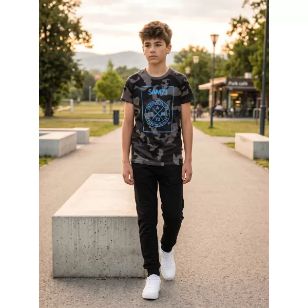  Fant t -majica s kratkimi rokavi SAM 73 TOBY BT 549 ČRN 