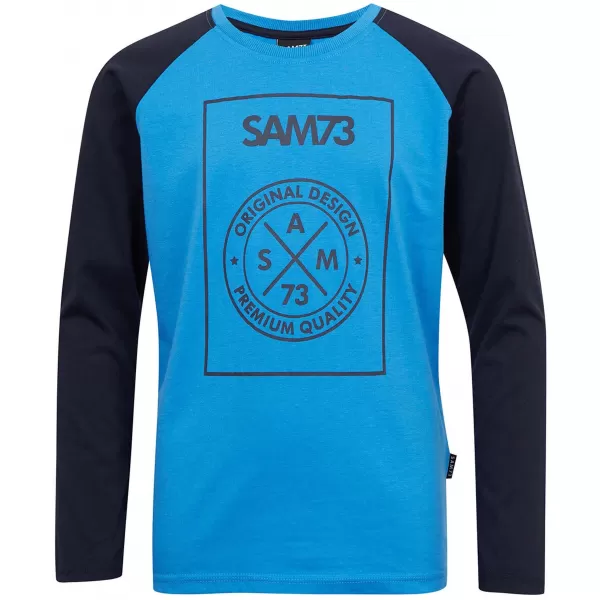  Fant T -majica z dolgimi rokavi SAM 73 JACK BT 553 SVETLO MODRA 