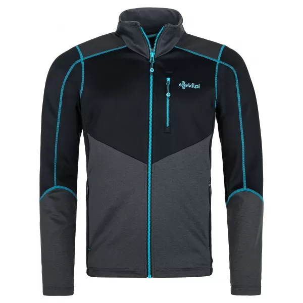 Moški pulover iz flisa KILPI TEAM FLEECE-M QM0007KI ČRNA 