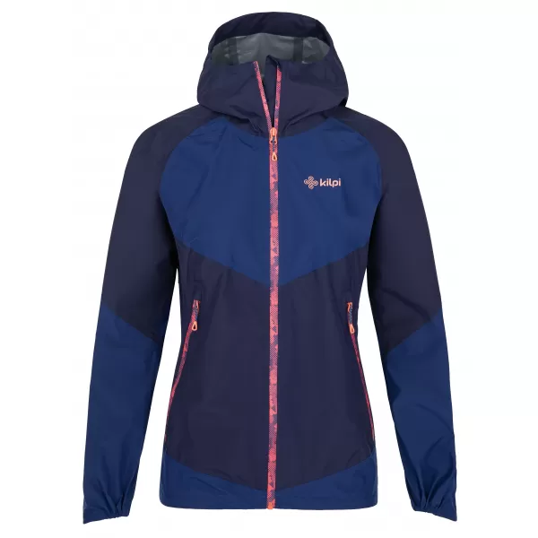  Ženska hardshell jakna KILPI HURRICANE-W QL0107KI TEMNO MODRA 