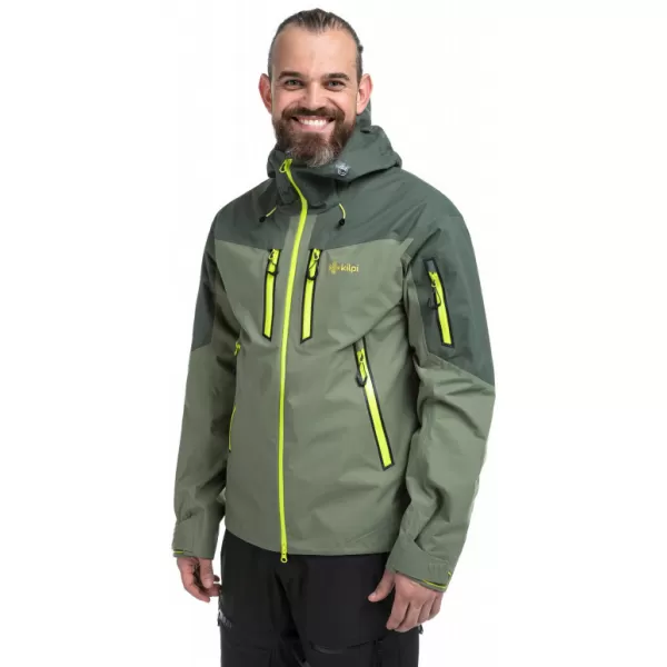  Moška hardshell jakna KILPI HASTAR-M QM0101KI KAKI 