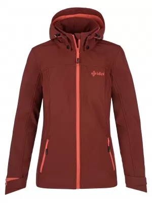 Ženska softshell jakna KILPI RAVIA-W PL0035KI TEMNO RDEČA