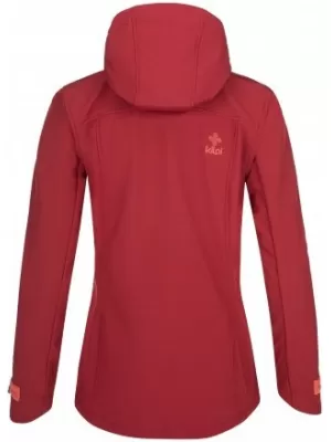Ženska softshell jakna KILPI RAVIA-W QL0001KI TEMNO RDEČA