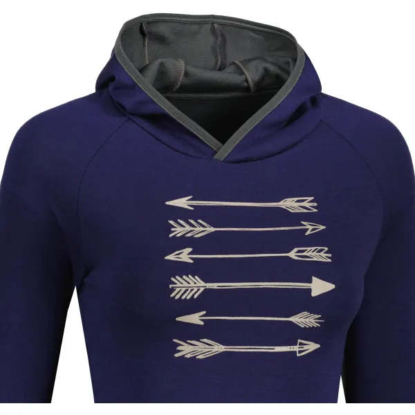  Ženski pulover SENSOR MERINO UPPER ARROWS 21200041 DEEP BLUE 