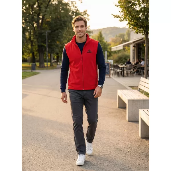  Moški brezrokavnik iz flisa ALTISPORT ALM006518 RDEČA 