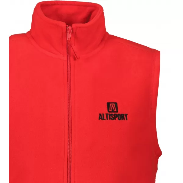  Moški brezrokavnik iz flisa ALTISPORT ALM006518 RDEČA 