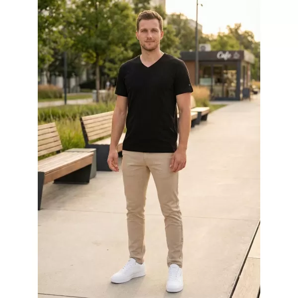  Moška T -majica s kratkimi rokavi SAM 73 BLANE MT 807 ČRN 