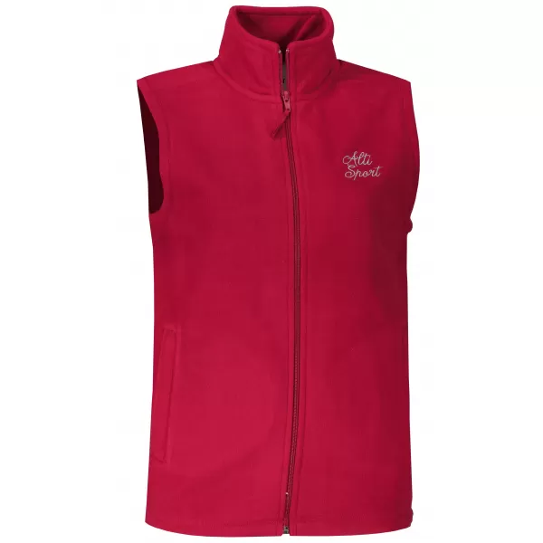  Ženski brezrokavnik iz flisa ALTISPORT ALW056518 BORDO 