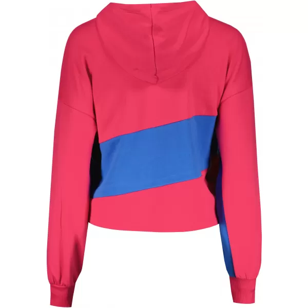  Ženski kratki top pulover PUMA INTL HOODIE TR 531649-14 RDEČA PESA VIJOLIČNA 