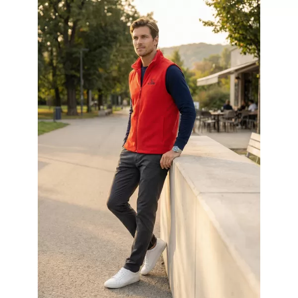  Moški brezrokavnik iz flisa ALTISPORT ALM006518 RDEČA 