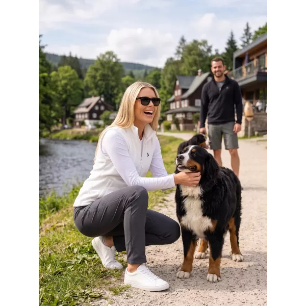  Ženski brezrokavnik iz flisa ALTISPORT ALW002518 BELA 