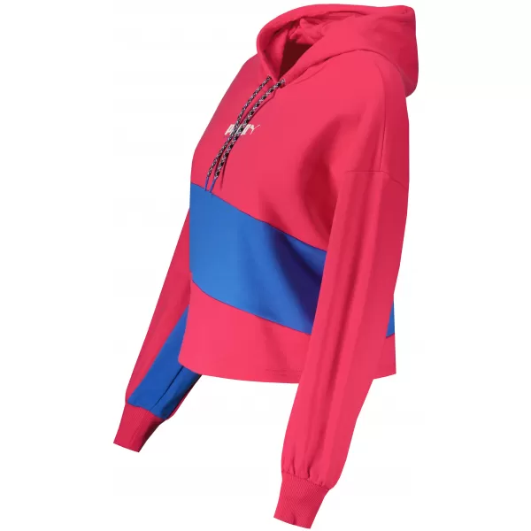  Ženski kratki top pulover PUMA INTL HOODIE TR 531649-14 RDEČA PESA VIJOLIČNA 