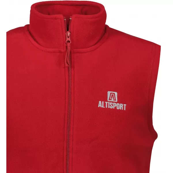  Moški brezrokavnik iz flisa ALTISPORT ALM006518 BORDO 