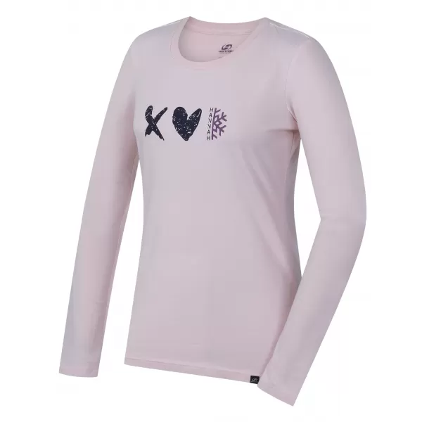  Ženska majica s kratkimi rokavi HANNAH ELIKA KRISTALNO ROZA 