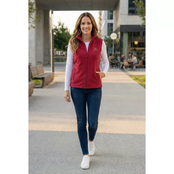  Ženski brezrokavnik iz flisa ALTISPORT ALW056518 BORDO 