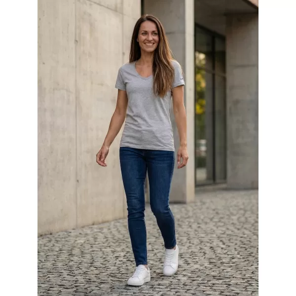  Ženska majica s kratkimi rokavi SAM 73 UNA WT 866 SIVA 