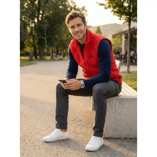  Moški brezrokavnik iz flisa ALTISPORT ALM006518 RDEČA 
