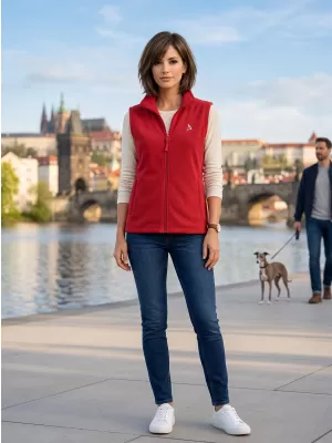 Ženski brezrokavnik iz flisa ALTISPORT ALW002518 BORDO