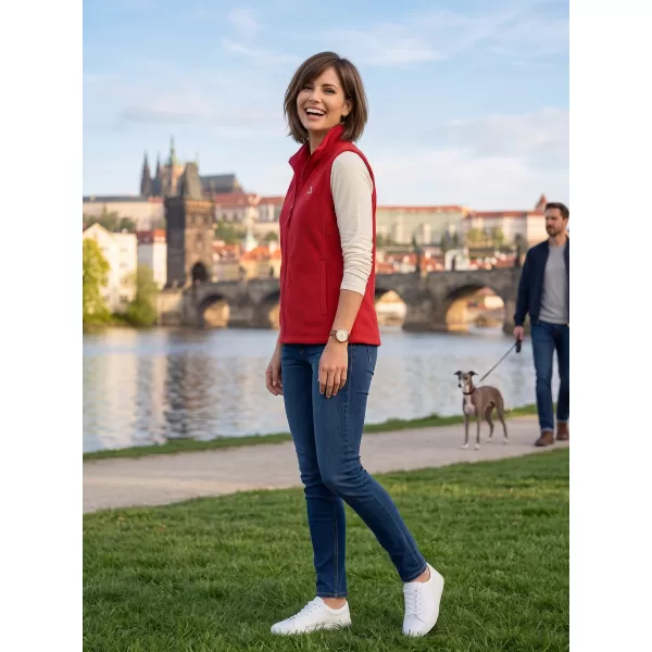  Ženski brezrokavnik iz flisa ALTISPORT ALW002518 BORDO 