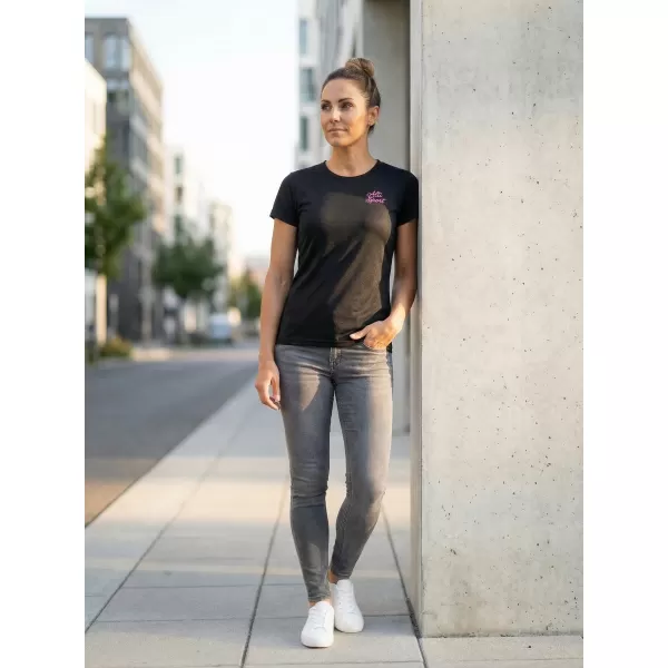  Ženska funkcionalna majica ALTISPORT ALW056140 ČRNO ROZA 