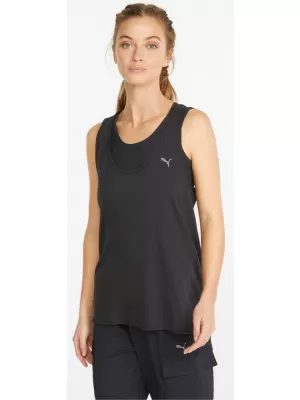 Ženski brezrokavnik PUMA STUDIO FOUNDATION RELAXED TANK 521605-01 ČRNA PUMA