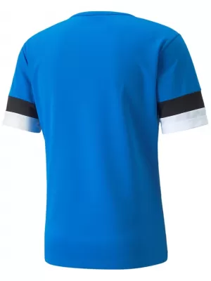 Moška funkcionalna majica PUMA TEAMRISE JERSEY 704932_02 ELEKTRIČNO MODRA/ČRNA/BELA