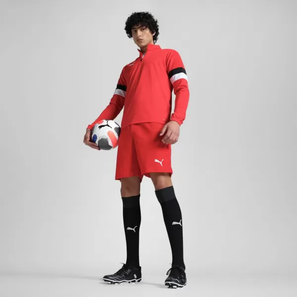  Moške kratke hlače PUMA TEAMRISE SHORT 704942-01 PUMA RDEČA/PUMA BELA 