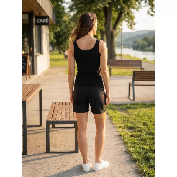  Ženski brezrokavnik ALTISPORT CARRYOVER ALW112136 ČRNA IN ZLATA 