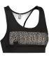 Ženski športni nedrček PUMA MID IMPACT 4KEEPS BRA 520304-99 PUMA ČRNA/KOVINSKA