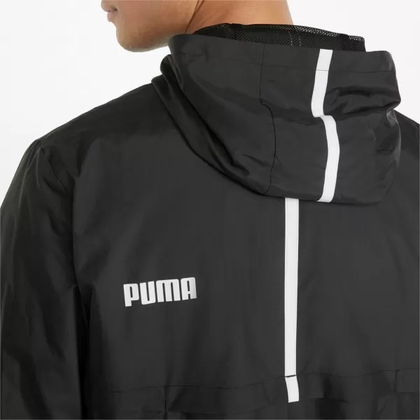  Moška jakna PUMA ESS SOLID WINDBREAKER 847484-01 BLACK ČRNA PUMA 