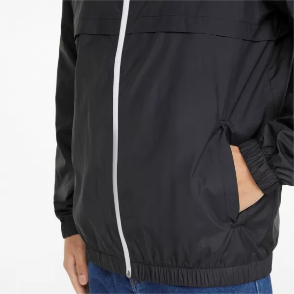  Moška jakna PUMA ESS SOLID WINDBREAKER 847484-01 BLACK ČRNA PUMA 