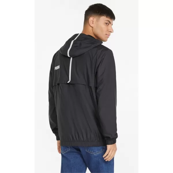  Moška jakna PUMA ESS SOLID WINDBREAKER 847484-01 BLACK ČRNA PUMA 