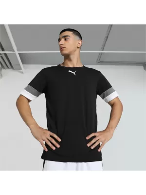 Moška funkcionalna majica PUMA TEAMRISE JERSEY 704932-03 PUMA ČRNA/DIMNA BISER/PUMA BELA