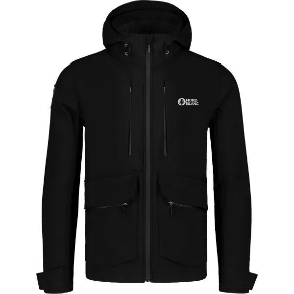  Moška softshell jakna NORDBLANC SITE NBWSM7575 ČRNA 