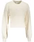 Ženski kratki top pulover PUMA CLASSICS PUFF SLEEVE CREW 531616-73 SLONOKOŠČENI SIJAJ