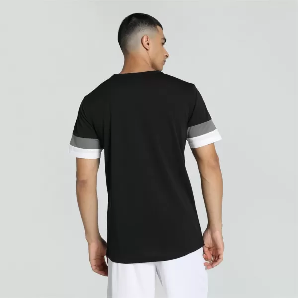  Moška funkcionalna majica PUMA TEAMRISE JERSEY 704932-03 PUMA ČRNA/DIMNA BISER/PUMA BELA 