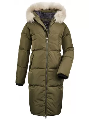 Ženski plašč KILLTEC VENTOSO WMN QUILTED CT A KAKI