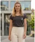 Ženska vrhunska majica s kratkimi rokavi ALTISPORT ALW145154 SVETLO ANTRACIT