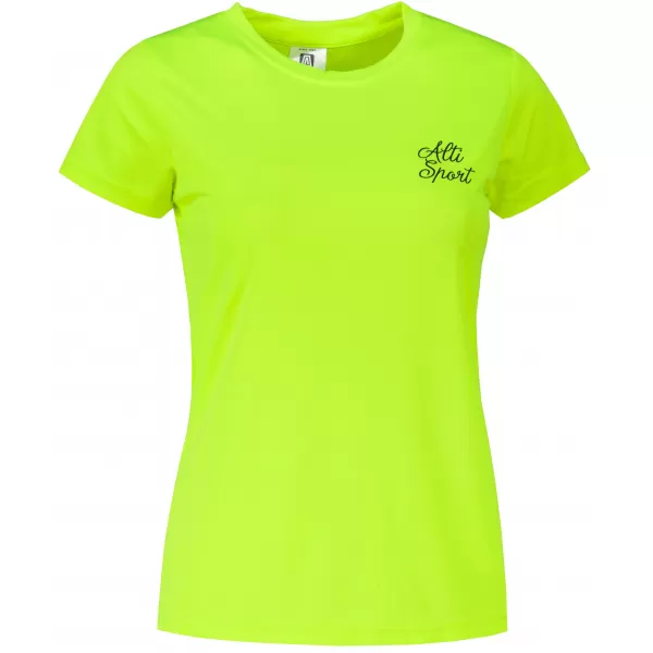  Ženska funkcionalna majica ALTISPORT ALW056140 NEON RUMENA 