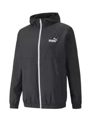 Moška jakna PUMA ESS SOLID WINDBREAKER 847484-01 BLACK ČRNA PUMA