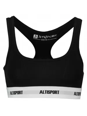 Ženski nedrček ALTISPORT DAKA LUNX085 ČRNOBELA