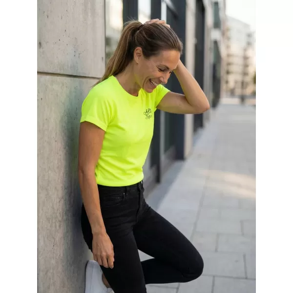  Ženska funkcionalna majica ALTISPORT ALW056140 NEON RUMENA 
