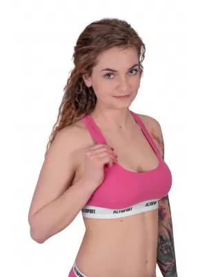 Ženski nedrček ALTISPORT DAKA LUNX085 ROZA