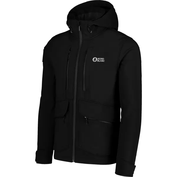  Moška softshell jakna NORDBLANC SITE NBWSM7575 ČRNA 