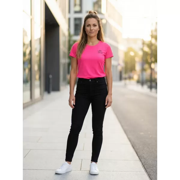  Ženska funkcionalna majica ALTISPORT ALW056140 NEON ROZA 