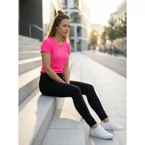  Ženska funkcionalna majica ALTISPORT ALW056140 NEON ROZA 