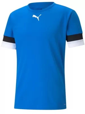 Moška funkcionalna majica PUMA TEAMRISE JERSEY 704932_02 ELEKTRIČNO MODRA/ČRNA/BELA